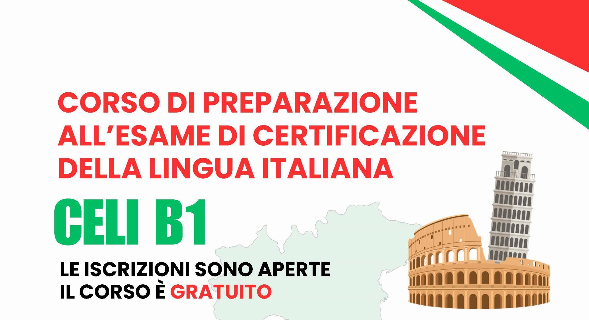 corso CELI B1 sett26 IT