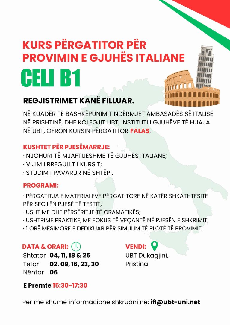 corso CELI B1 sett26 SQ